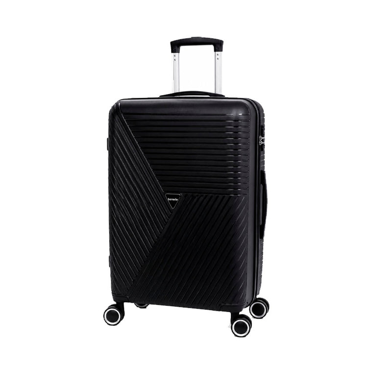 Mala de Viagem Rígida em Polipropileno 24" Black 126 com Rodas 360°