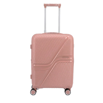 Mala de Viagem Rígida em Polipropileno 20" Rose Gold com Rodas 360°
