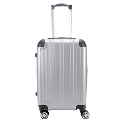 Mala de Viagem Rígida em Polipropileno 20" Silver 134 com Rodas 360°