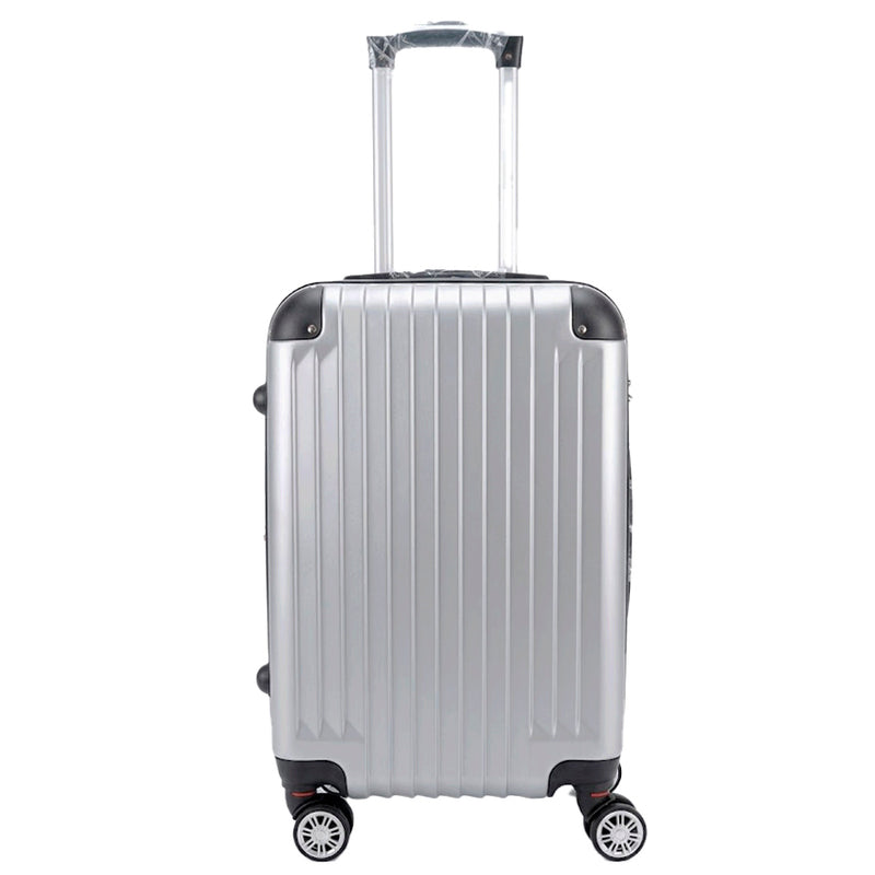 Mala de Viagem Rígida em Polipropileno 20" Silver 134 com Rodas 360°