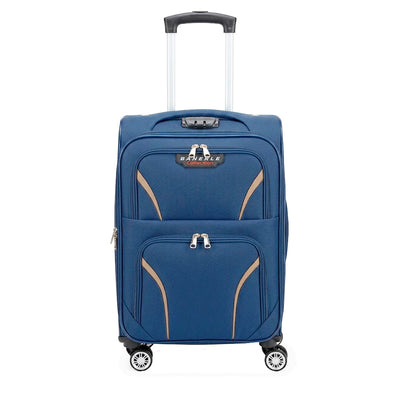 Mala de Viagem Rígida em Polipropileno 20" Blue 142 com Rodas 360°
