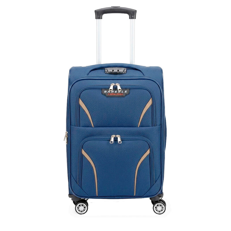 Mala de Viagem Rígida em Polipropileno 20" Blue 142 com Rodas 360°