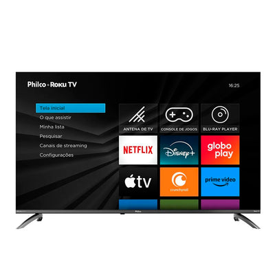 Smart TV LCD LED 50" Philco P50CRB - 4K UHD com Wi-Fi, HDMI, USB, Dolby Aúdio, 60Hz