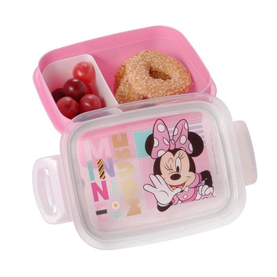 Marmita com Divisórias e Travas Disney Minnie 630 ml - Plasútil