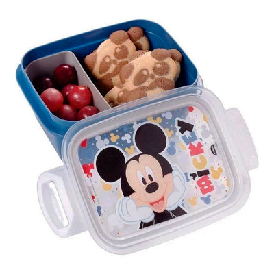 Marmita Mickey Divisória Removível 630ML - Plasútil