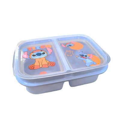 Marmita com Divisória Stitch Capivara 500ml Disney Original - Plasútil
