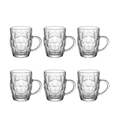 Jogo de Canecas de Vidro Sintra 6 Peças 255ml - Deli