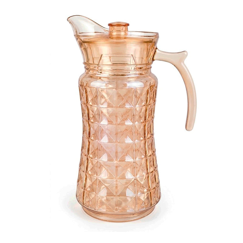Jarra de Vidro Âmbar com Tampa 1,7L - Delisoga