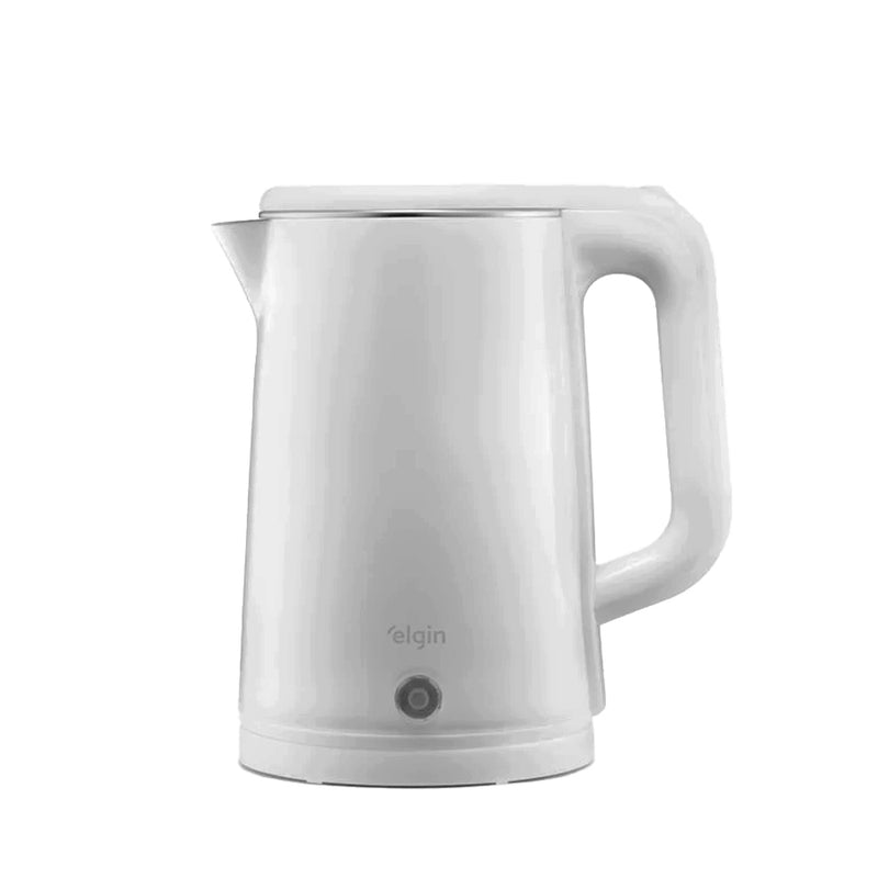 Chaleira Elétrica Slim Branca – Jarra sem Fio 1,8 Litros Desligamento Automático 1.200W