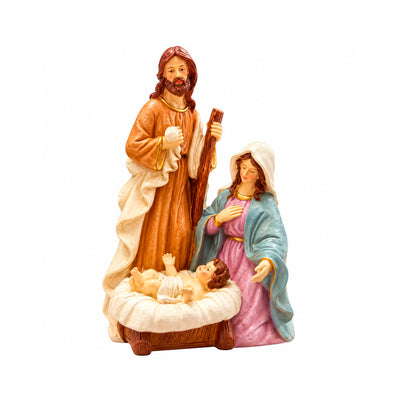Presépio Natalino Sagrada Família Decorativo - 20cm