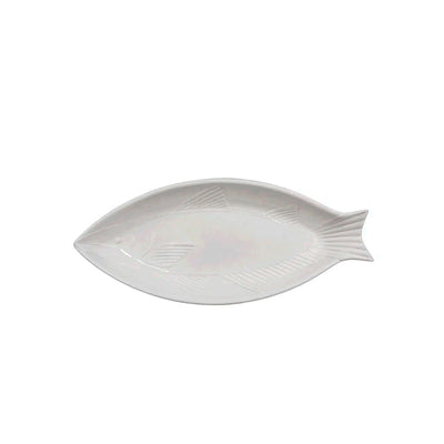 Prato de Cerâmica Peixe - 41x19x3cm