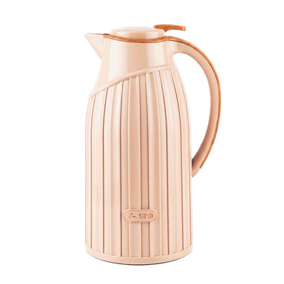 Garrafa Térmica Canelada Bege - 1,6L