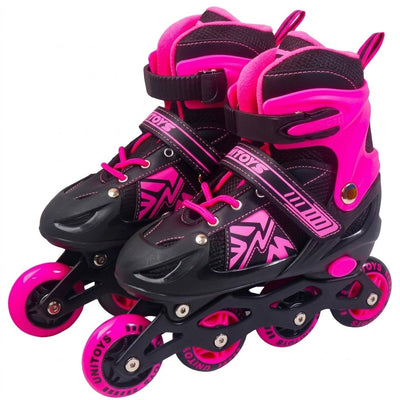Patins Inline Rosa Tamanho 34-37 (M) - Unitoys