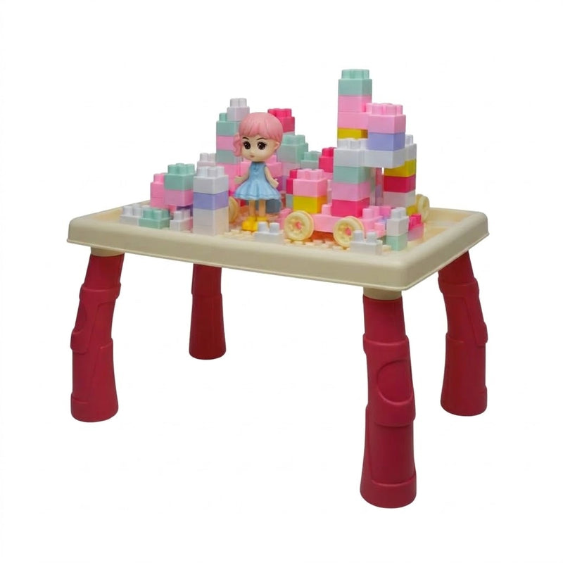 Mesinha Bricks Little Doll 100 Peças - Pais e Filhos