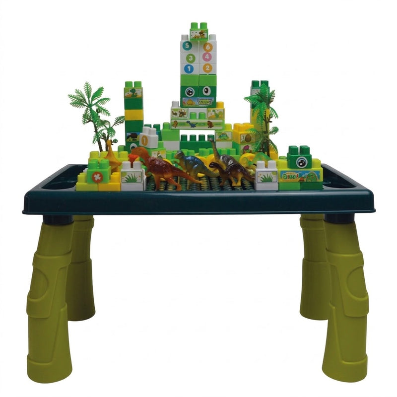 Mesinha Bricks Dinos 80 Peças - Pais e Filhos
