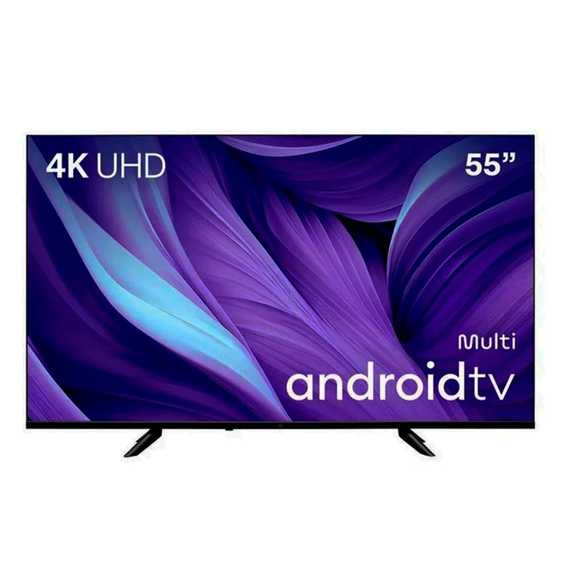 Smart TV 55" Multi TL061M 4K UHD DLED Android TV