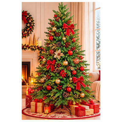 Árvore de Natal Premium Pinheiro Mix Verde - 2,10m