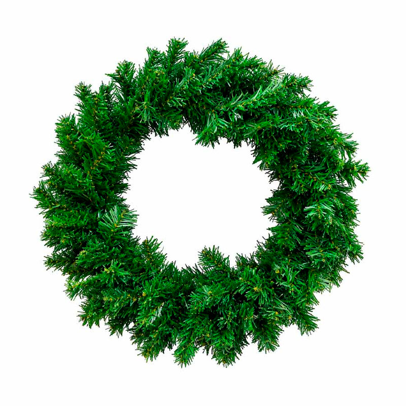 Guirlanda de Natal Artificial Tradicional Verde - 60cm