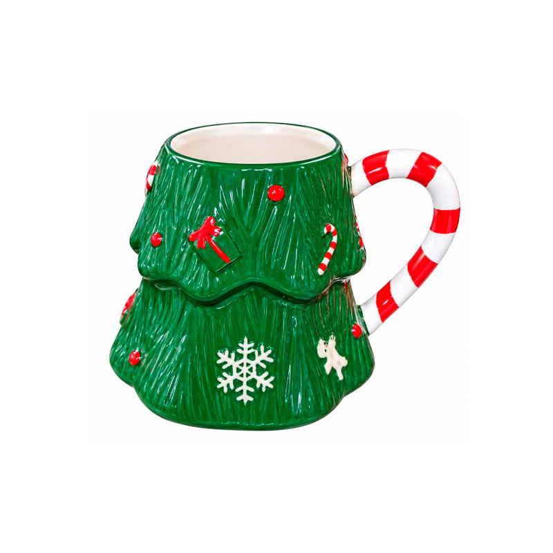 Caneca de Cerâmica Árvore de Natal - 400ml