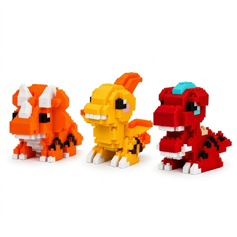 Blocos de Montar Dino Colecionável Yins Kids - 1 Unidade Sortida