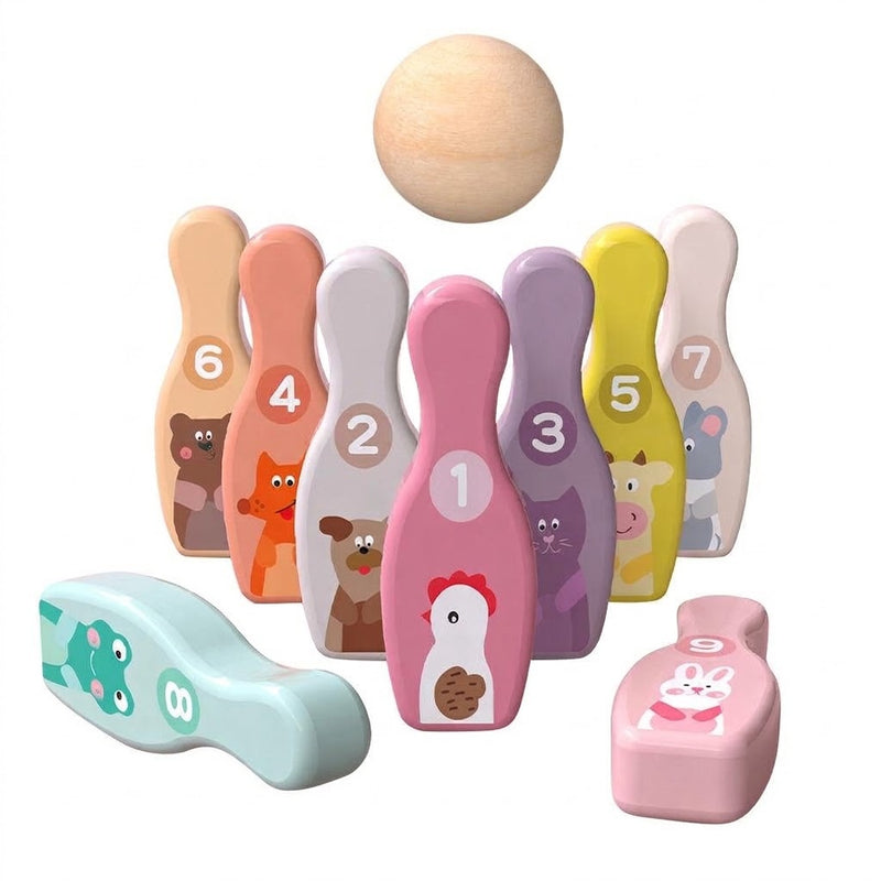 Jogo de Boliche Infantil em MDF - Yins Kids