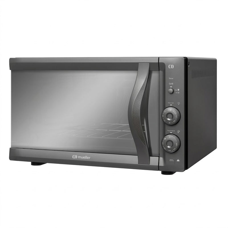 Forno Elétrico de Bancada Mueller MFB50F Espelhado 50L Vidro Duplo - 127v