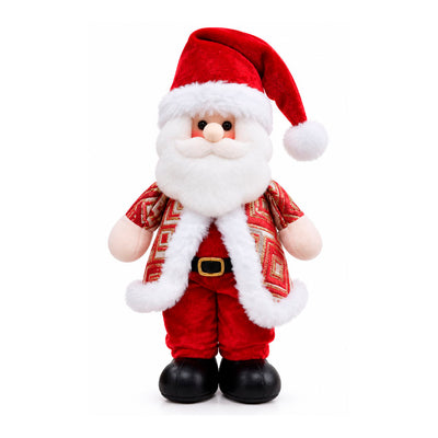 Boneco Papai Noel Decorativo Vermelho - 40 cm