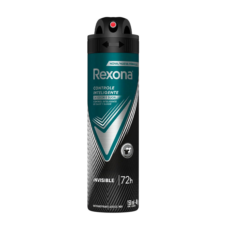 Desodorante Aerosol Rexona Masculino Invisible 150ml