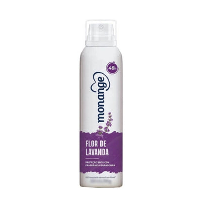 Desodorante Antitranspirante Aerosol Monange Flor de Lavanda 150ml