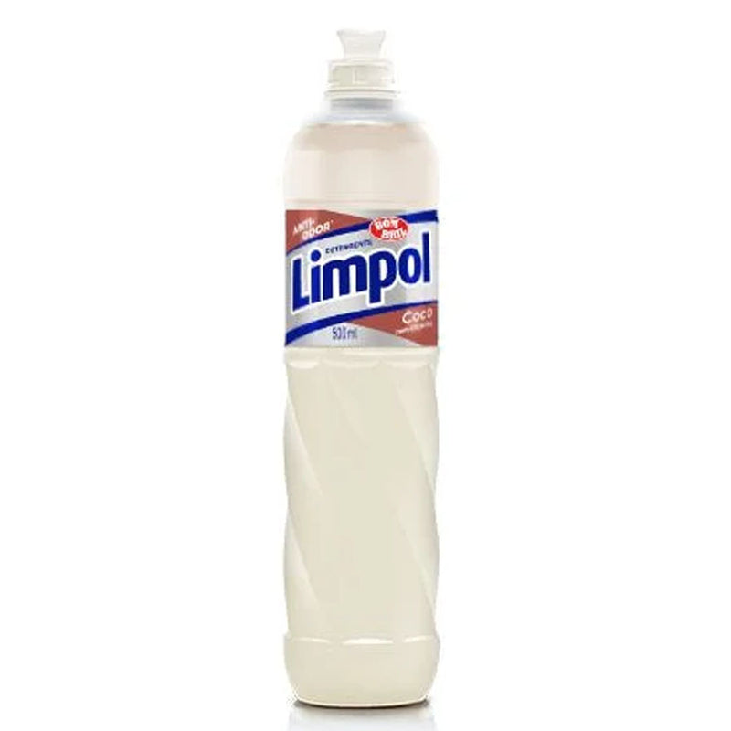 DETERGENTE LÍQUIDO LIMPOL COCO LAVA-LOUÇAS 500ML