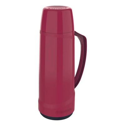 Garrafa Térmica Cristal Soprano Vermelha - 1litro