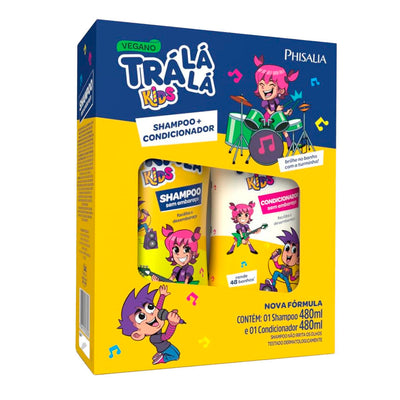 Kit Shampoo Sem Embaraço Personagem Trá Lá Lá Kids Amarelo