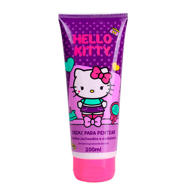 Creme De Pentear Hello Kitty Cacheados E Ondulados 200Ml