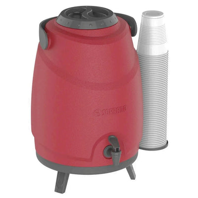 Botijão Térmico Aspen Vermelho Soprano - 12L