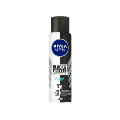 Desodorante Aerossol Nivea Black & white Man Fresh150ML