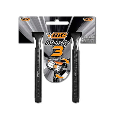 Aparelho de Babear Bic Intensity 3 Preto 2 Unidades