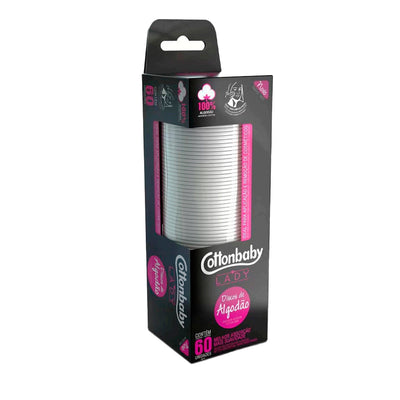Cottonbaby Algodão Disco Lady Branco 50 Unidades