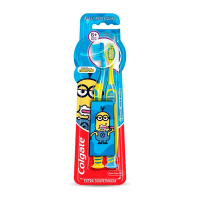 Escova de Dente Infantil Colgate Smiles Minions 6+ Anos 2 un