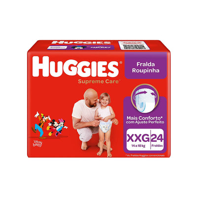 Fralda Huggies Roupinha Supreme Care XXG - 24 unidades