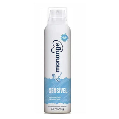 Desodorante Monange Aerosol Sensível Sem Perfume 150ml