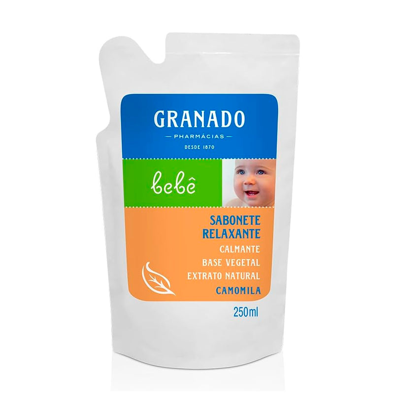 Sabonete Líquido Relaxante Bebê Camomila Refil 250ml Granado