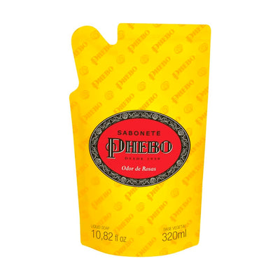 PHEBO Refil Sabonete Líquido Tradicional Odor De Rosas 320Ml