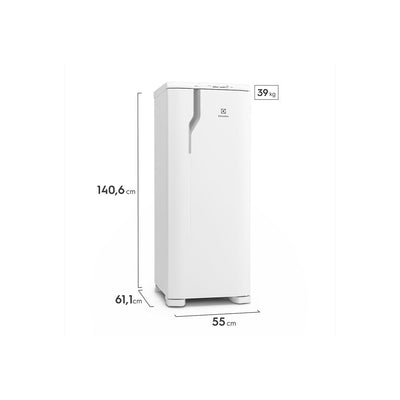 Geladeira/Refrigerador Cycle Defrost Electrolux Degelo Prático 240L Branco (RE31)