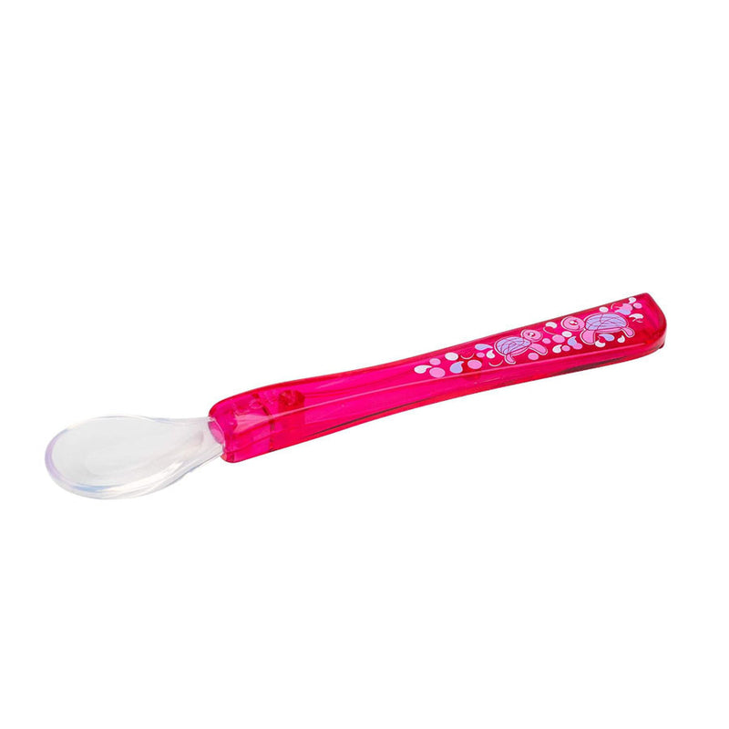 Lolly Colher com Ponta de Silicone Oceano - Rosa