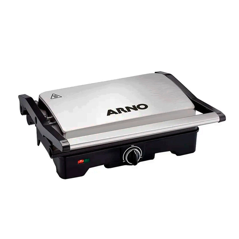 Grill Sanduicheira Arno GNOX Dual Abertura 180º 1100W - Inox - 110 Volts