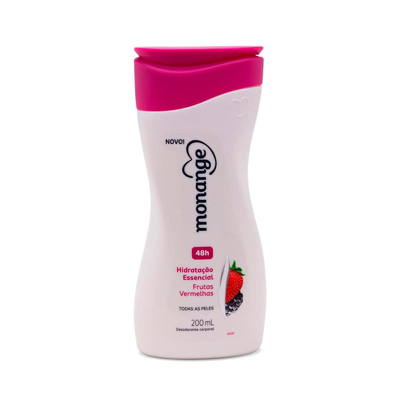 Monange Hidratante Desodorante Frutas Vermelhas Branco 200 Ml