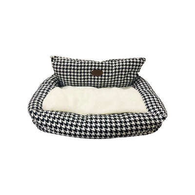 Cama para Pet Estampa Preta 50cm