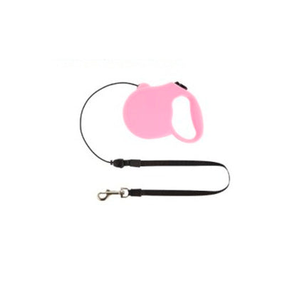 Guia Retrátil para Pet - Rosa - 3MT.