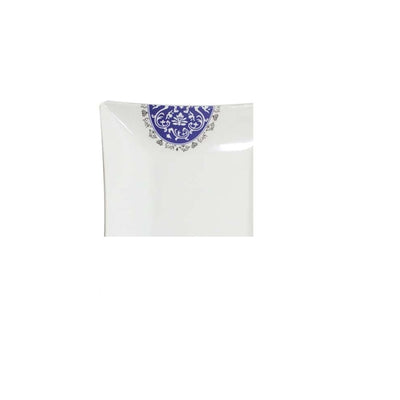 Prato De Melamina Azul 16,8cm