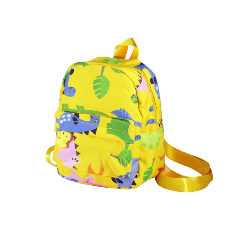 MOCHILA INFANTIL AMARELA ANIMAIS